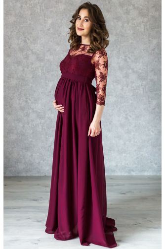 Длинное платье для беременных и кормления «Василиса», размер 42
